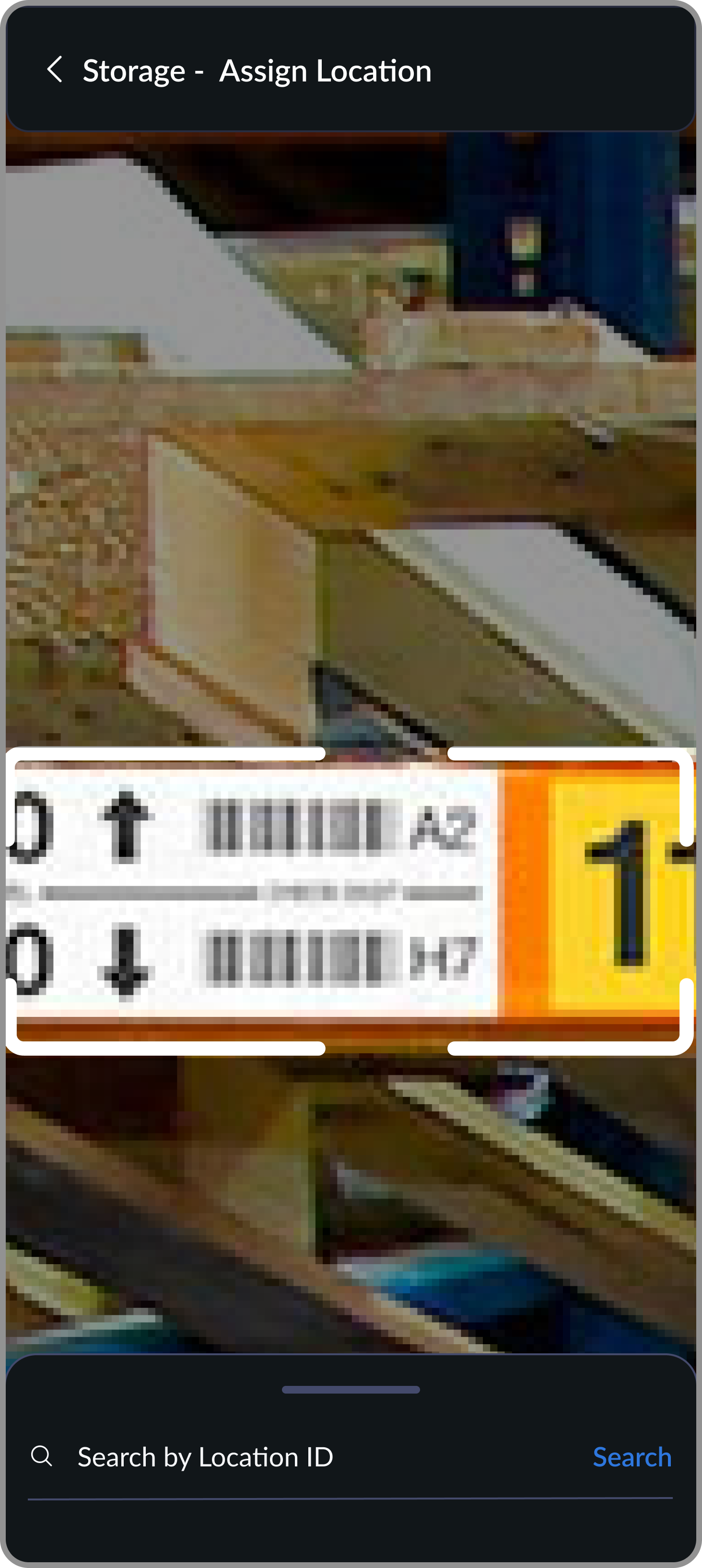 Storage assignment screen 4